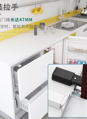 重型房门反弹器衣柜门碰珠隐形门重型暗装反弹器柜门磁吸按压反弹