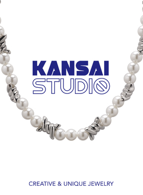 kansai新款大珍珠荆棘拼接