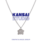 KANSAI新款 小幽灵云朵儿项链ins个性 冷淡风毛衣配饰小众嘻哈饰品