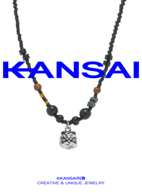 kansai醒狮串珠项链拍3付2