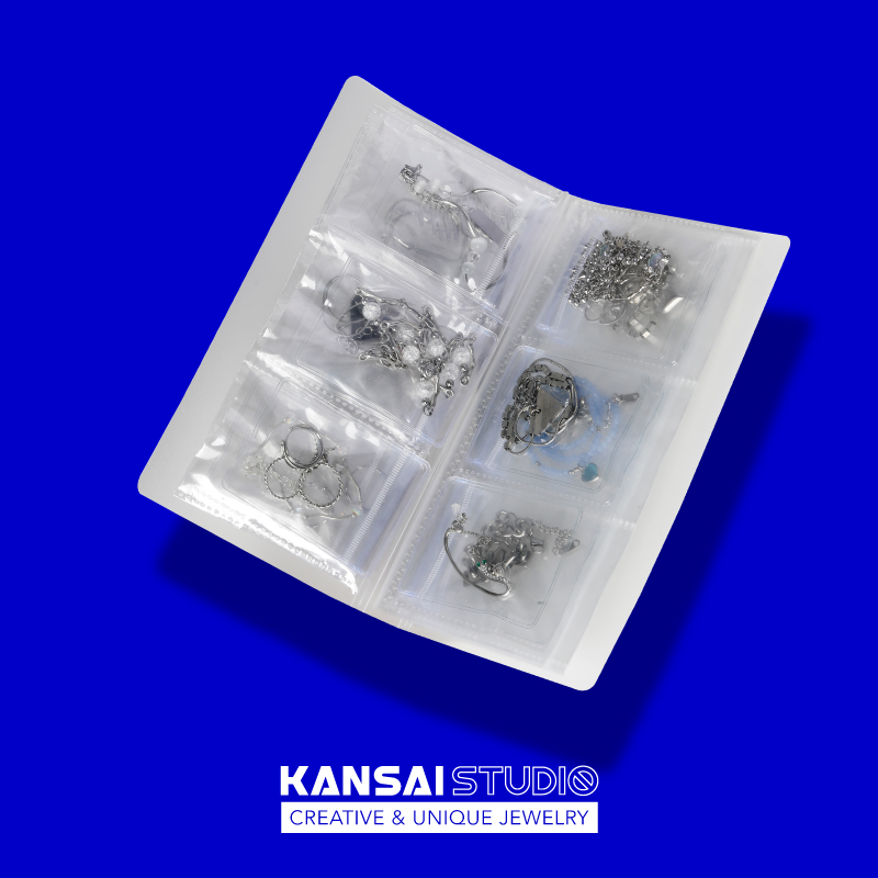 kansai首饰收纳册PVC材质