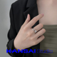 KANSAI星球轨迹戒指女冷淡风小众高级感个性 开口可调节指环手饰品