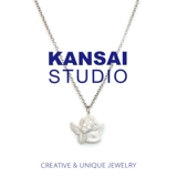 Кансай Сам -Смпюша Бэйй Ситер Ангел прохладное ожерелье с холодным плохой плацентой