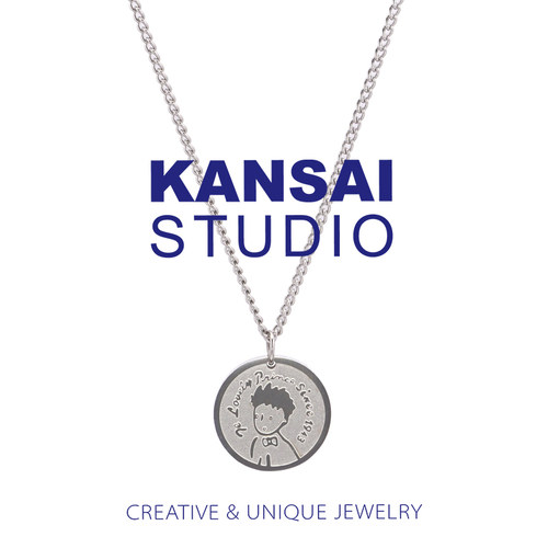 钛钢小王子毛衣链项链男女