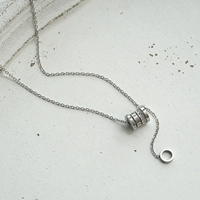 Серебряный, 45см, 6см