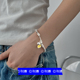 刊赛笑脸小球弹力绳手链小众可爱配饰女学生党手饰品时尚 小众设计