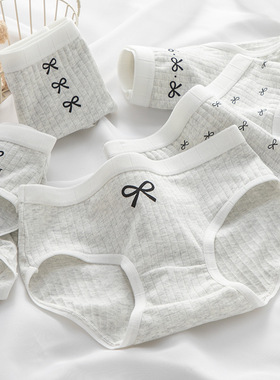 女大童三角内裤纯棉短裤少女孩学生13-15岁中腰7A抑菌100%棉裆12