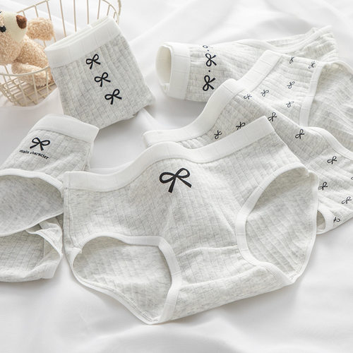 女大童三角内裤纯棉短裤少女孩学生13-15岁中腰7A抑菌100%棉裆12