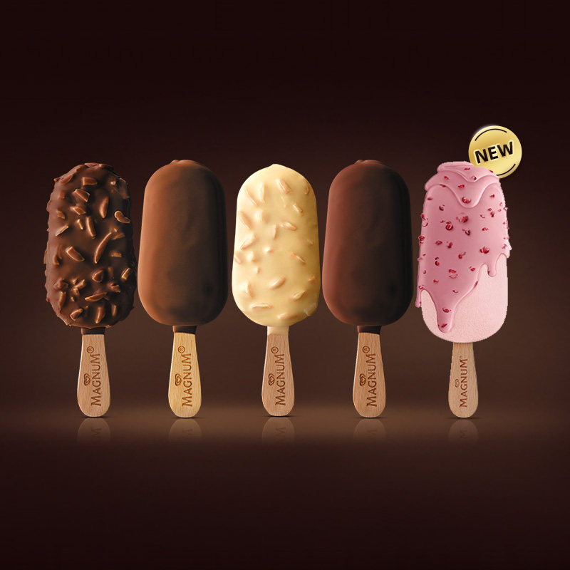 和路雪迷你梦龙冰淇淋香草抹茶味松露巧克力巴旦木冰激淋脆皮雪糕