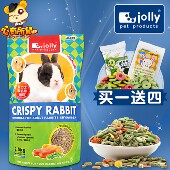 Jolly祖莉成兔粮兔子饲料大包5斤装 成年宠物兔粮食2.5kg