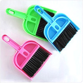 清洁小宠笼子 小簸箕 颜色随机 小扫帚 迷你清洁小铲套装