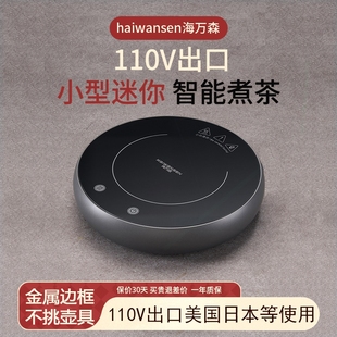 电磁炉煮茶器家用金属小型新 110V美标海外出口电陶炉美国日本款
