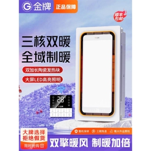 金牌浴霸照明排气扇一体卫生间集