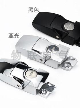 DKS-1锌合金搭扣迫紧式调节门扣黑色亚光亮光DK604出口搭扣锁