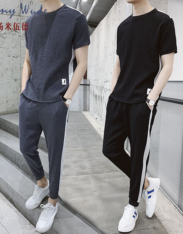 汤米伍德 短袖套装男2019夏季新款t恤男装短袖一套衣服男士T恤帅|ruв категории Мужская одежда, футболка - от Buy2taobao.com для оказания профессиональной услуги покупки агента Taobao