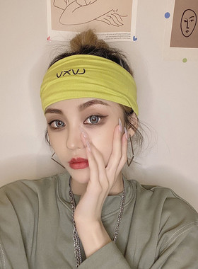 春夏刺绣街头显白男女网红发带