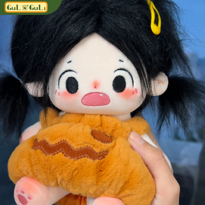 taobao agent [Guli Guli] Little Fried Mao#【【#20CM cotton doll doll female doll no attribute black hair