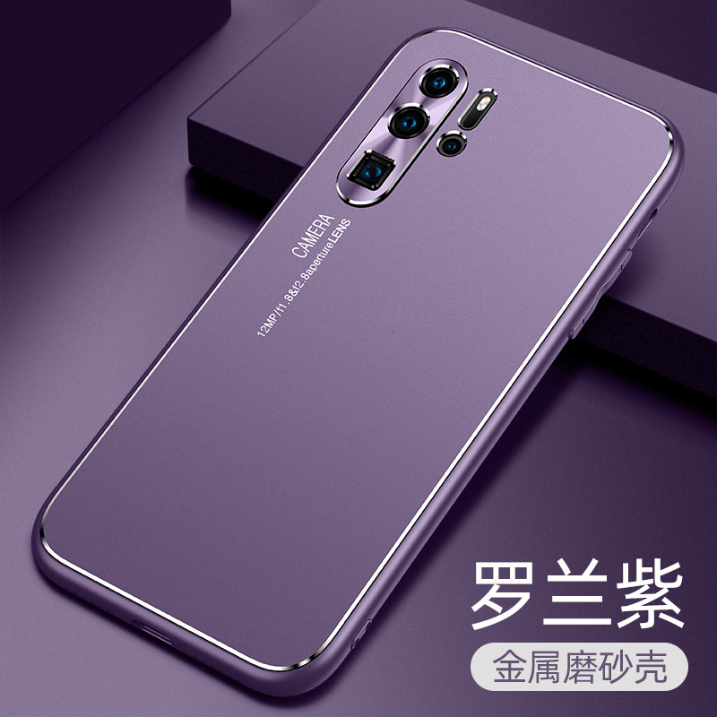 适用华为p30pro手机壳高档奢华vog一al10摄像头全包男女vogal00金属