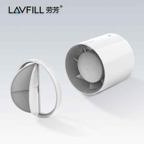 LAVFILL劳芳110pvc止回阀排气扇