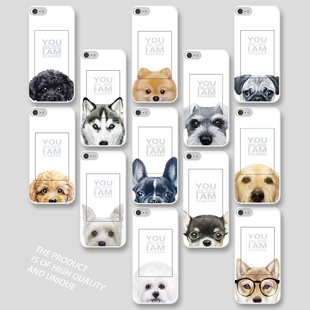适用于苹果vivo小米三星oppo华为趣味动物手机壳金毛泰迪雪纳瑞等