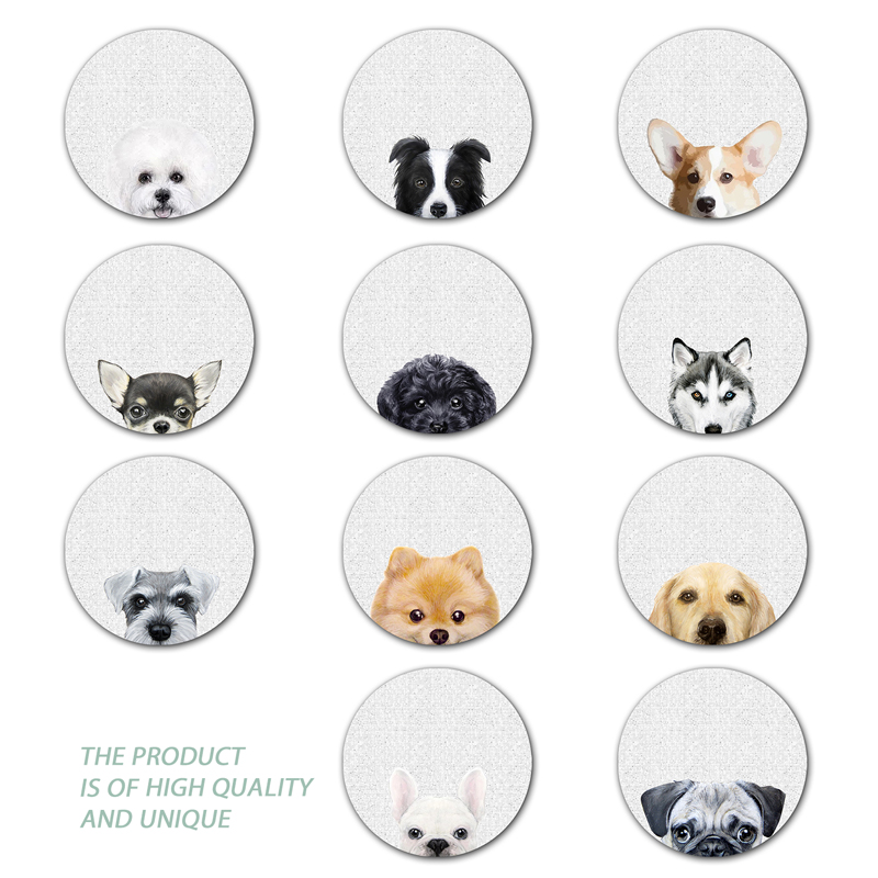 yeap！耐脏防滑吸汗耐高温静音耐磨多用途鼠标垫宠物狗狗