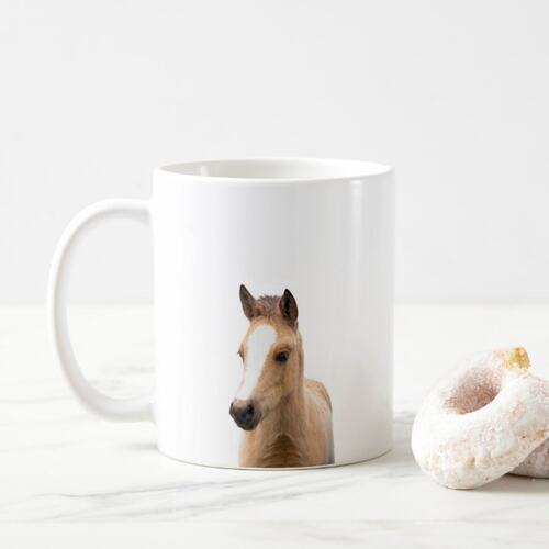 yeap!可爱个性动物陶瓷耐高温十二生肖马属相horse咖啡牛奶马克杯