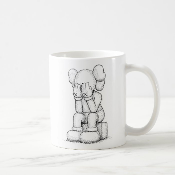 yeap!外贸亚马逊amazon陶瓷马克杯耐高温芝麻街kaws