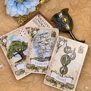 Style Old Lenormand 雷诺曼rana卡牌有中文说明38张全套 现货老式