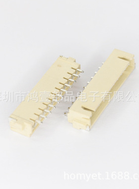 鸿壹部品 环保耐温贴片11P连接器XH系列卧贴连接器LCP回流焊接插