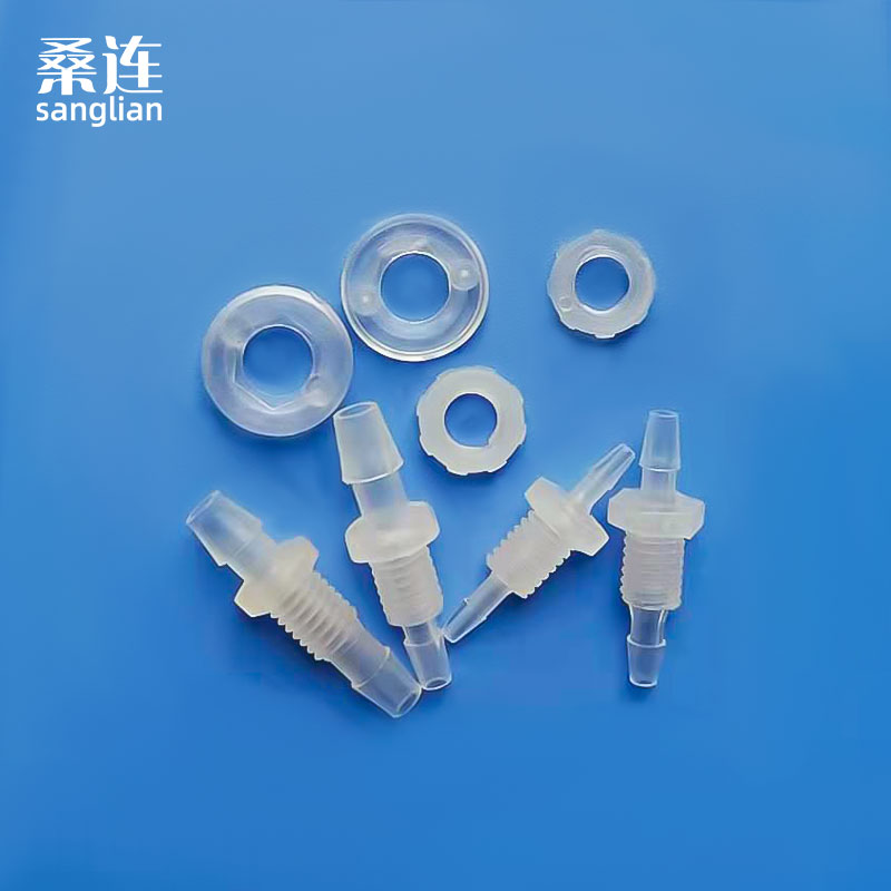 英制4分1直通卡穿板接头塑料软管