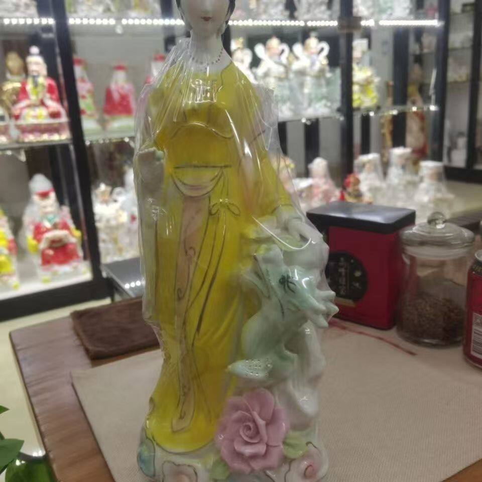 陶瓷小龙女东海三公主神像佛像