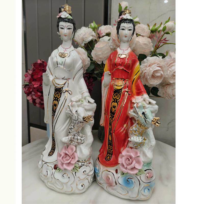 祈福仙女小龙女龙姑娘龙仙女像龙三姐七仙女美女像龙三公主神像位