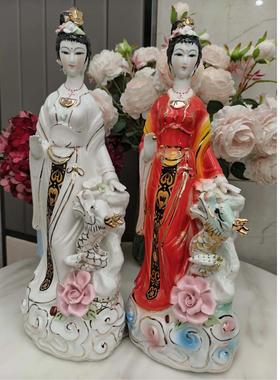 祈福仙女小龙女龙姑娘龙仙女像龙三姐七仙女美女像龙三公主神像位