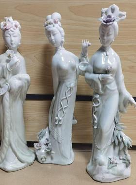 七仙女佛像摆件陶瓷家用供奉