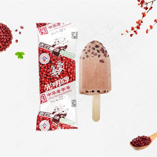 光明老冰棍绿豆红豆雪糕
