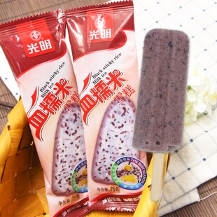 光明血糯米雪糕 口味棒冰冷饮消暑老冰棍怀旧血糯米冰棒 上海经典