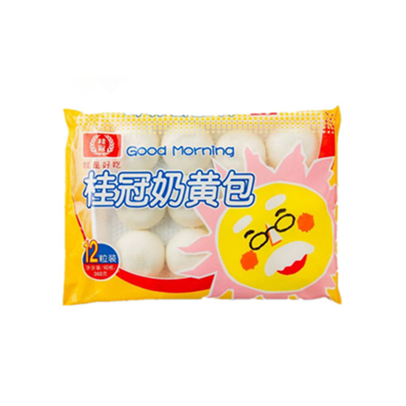 桂冠360g奶黄包营养包子速冻