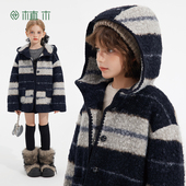 英伦尖子生 儿童外套棉服毛呢 2025秋冬新款 植木 女童外套童装