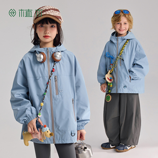 童装 植木 新款 杜邦三防儿童外套男童女童外套2026年春季 轻户外