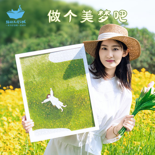 猫的天空之城500片拼图风景治愈
