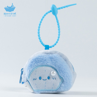 猫的天空之城珠海日月贝毛绒小挂件钥匙扣零钱包玩偶文创纪念品