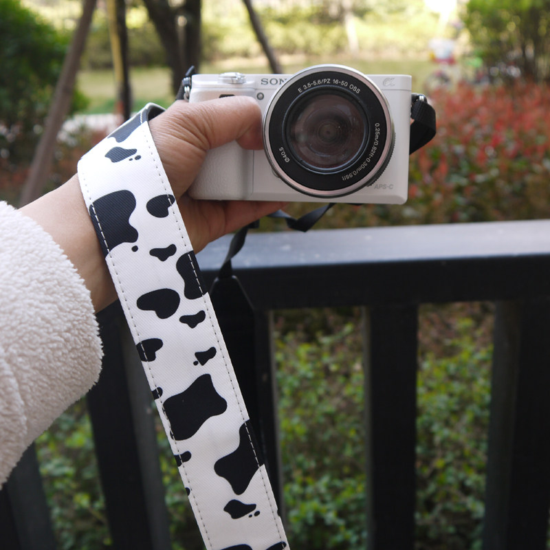 奶牛舒适减压相机背带单反肩带拍立得挂绳微单相机带挂脖单肩斜挎