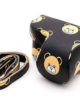 适用于佳能M6M50相机包富士XT200XT30相机套保护套皮套可爱