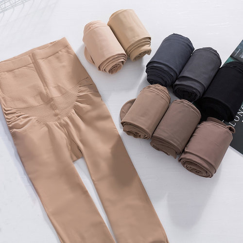 sk纯色高腰收腹打底袜连袜春秋