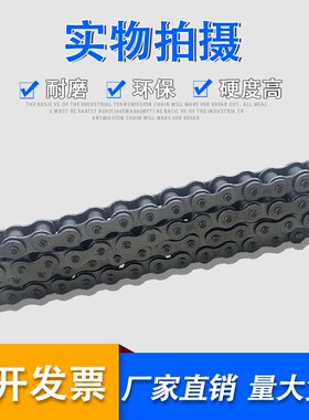 工业链条 传动链条5分10B 6分12B 1寸16B20B -24B 单排双排