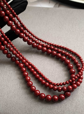日本gentle motto安可拉红珍珠项链女夏季不掉色轻奢小众百搭