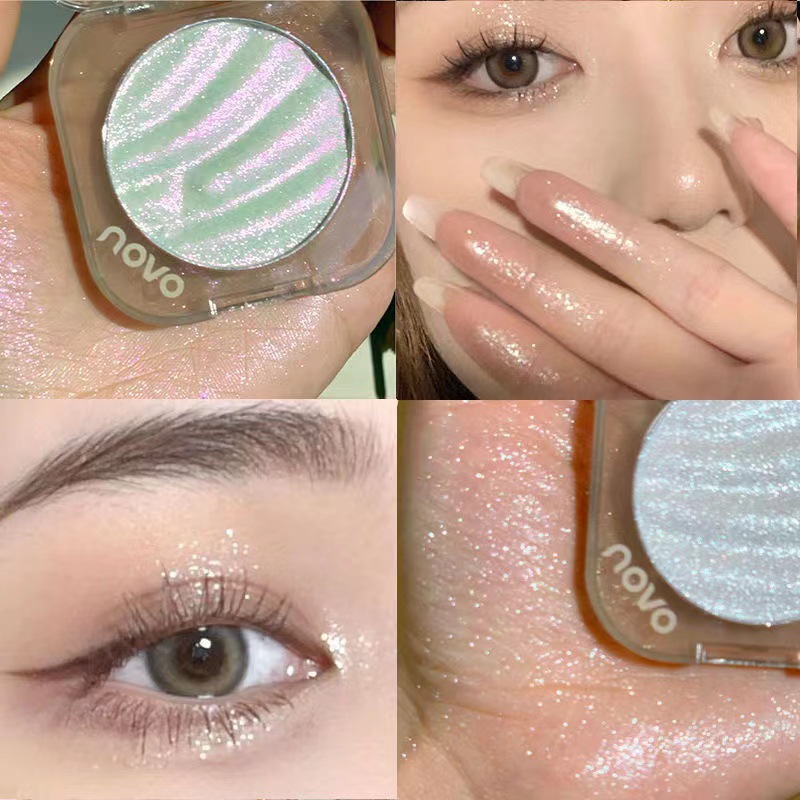 新款推荐幻影光感立体高光粉脸部提亮闪粉偏光细闪变色龙高光修容