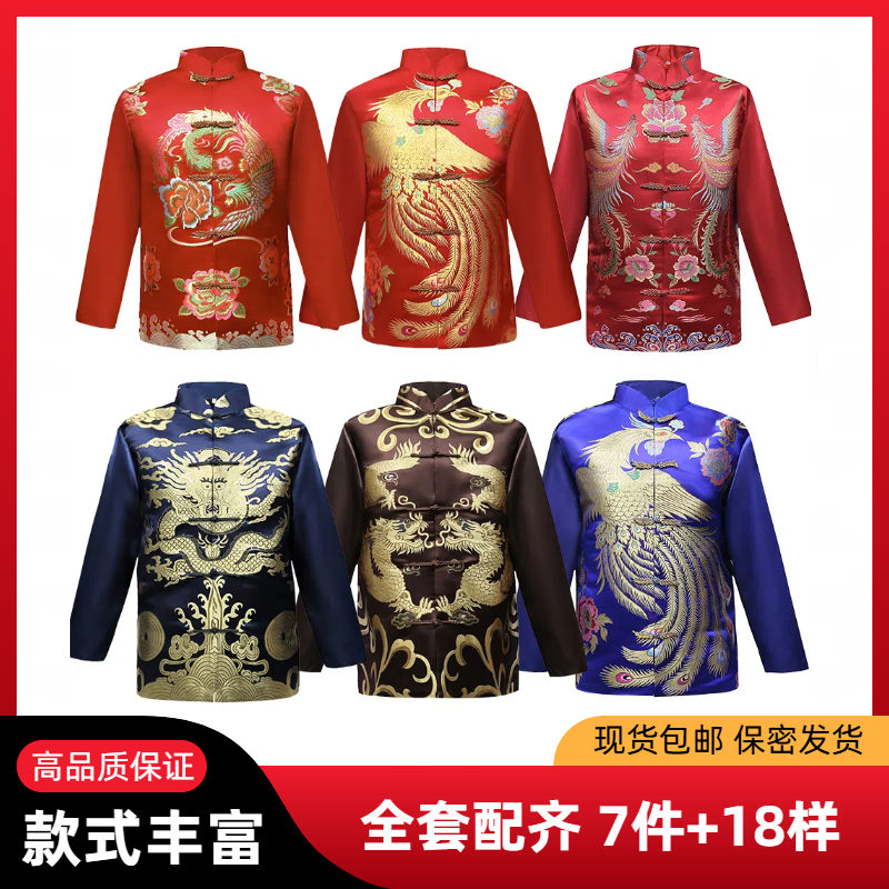 寿星老人衣服女寿衣七件套寿终衣