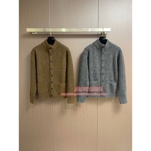 秋冬季 男2025新款 毛衣外套外穿休闲立领保暖线衣户外 针织开衫 男士