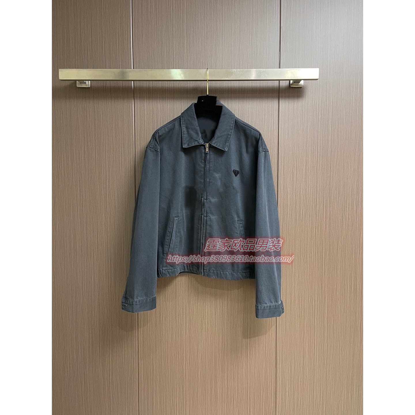 2025秋冬新款男士商务翻领夹克